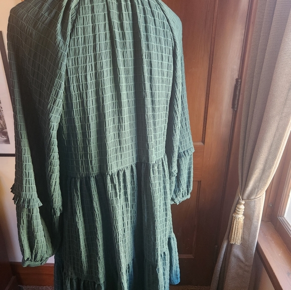 Mare Mare by Anthropology‎ Hunter Green Dress Women's Size XS - Picture 7 of 14